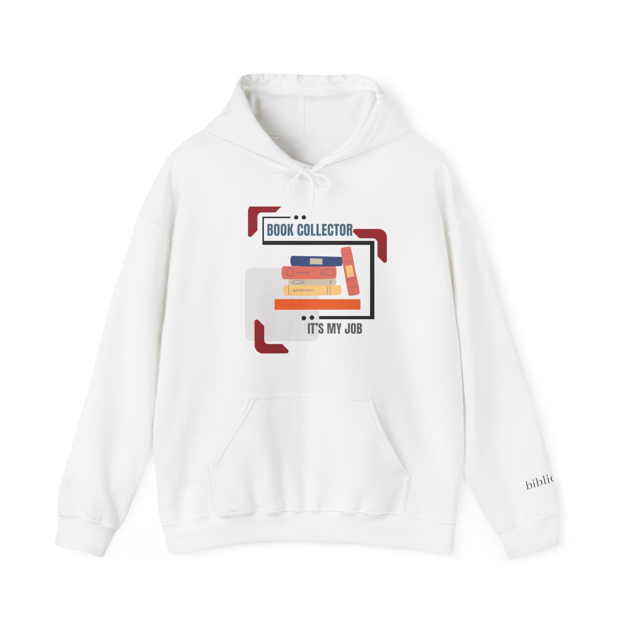 Men's 'Bibliomaniac Bliss' Hooded Sweatshirt